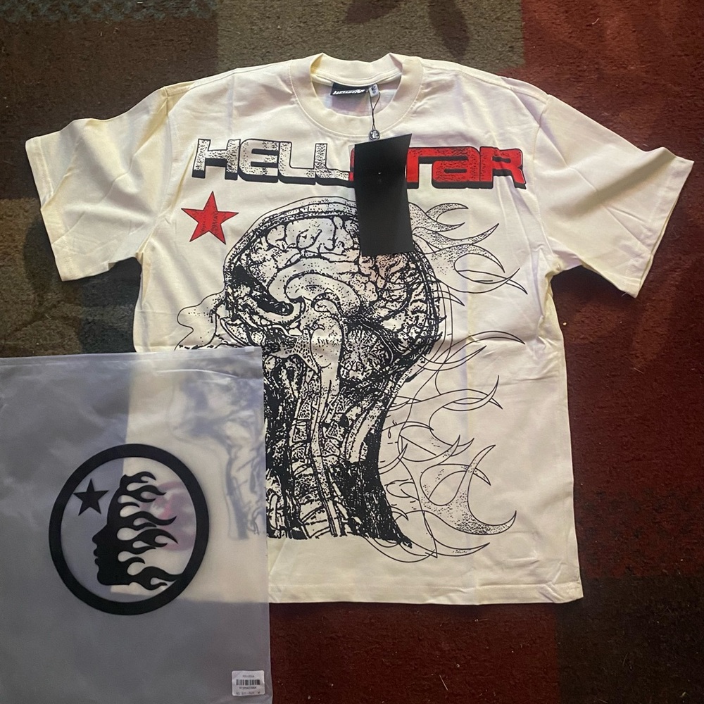 Hellstar Cream Graphic Tee